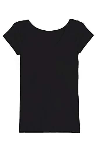 NIKIBIKI Women Seamless Cap Sleeve Scoop Neck Fitted Top | Made in USA, One Size (Black) thumbnail 6