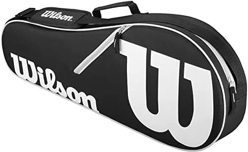 WILSON Advantage II Tennis Bag Black/White | Holds 3 Racquets thumbnail 1