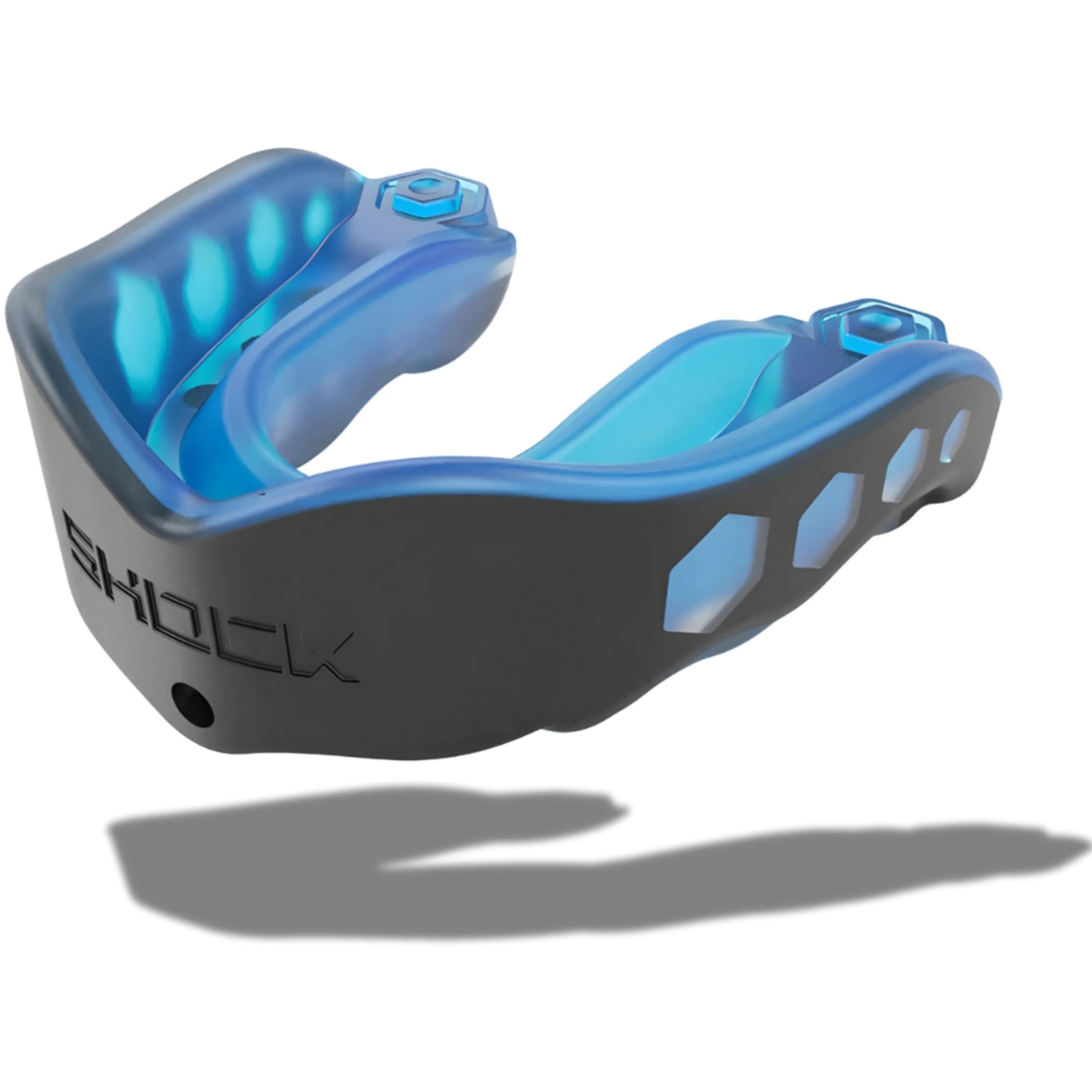 Shock Doctor Gel Max Youth Mouth Guard with Strap | Heavy Duty Protection & Custom Fit - main product image