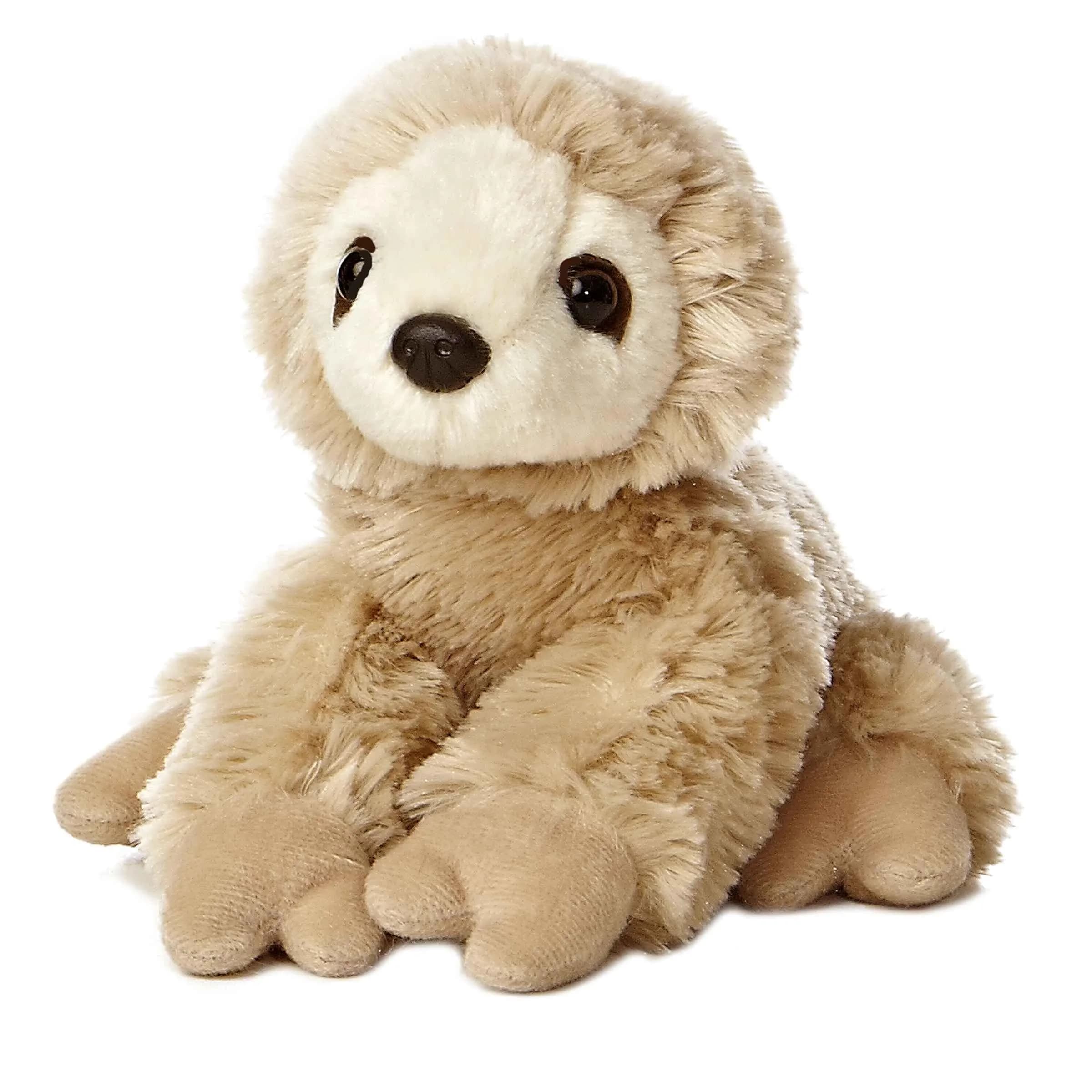 Aurora Mini Flopsie Sloth Plush Toy 20 cm (8 inches) | Soft, Huggable, and Safe for All Ages — Mini Flopsie