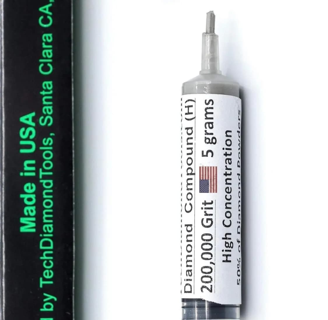TechDiamondTools Diamond Polishing Compound 5g (0.176 oz) | 14,000 Grit (0-1 Micron) for Mirror Finish — 200,000 grit / 0-0.1 micron