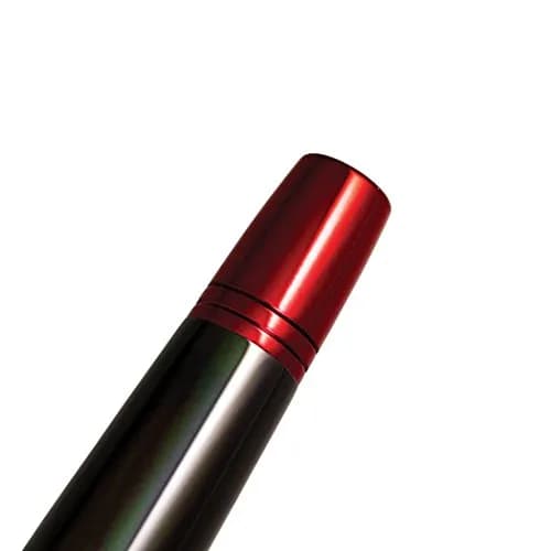Monteverde Impressa Fountain Pen Gun Metal with Red Trim | Medium Point, German JoWo Nib, Refillable thumbnail 7