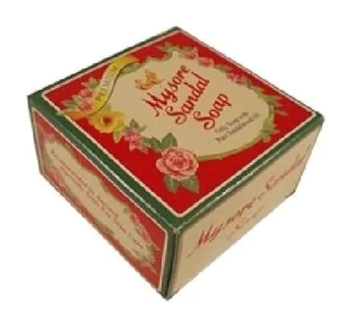 Mysore Sandal Soap 150gm Pack of 4 | Pure Sandalwood Oil for Skin Care thumbnail 1