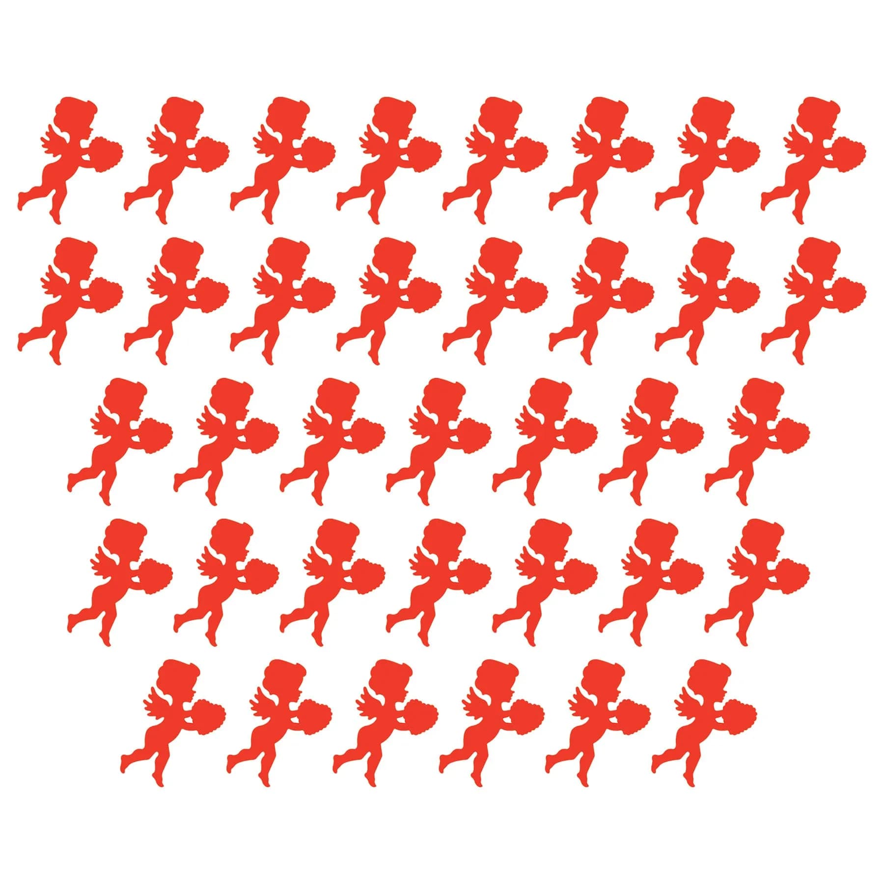 Beistle Printed Cupid Cutouts 36-Pack 34.29 cm (13") | Valentine's Day Decorations