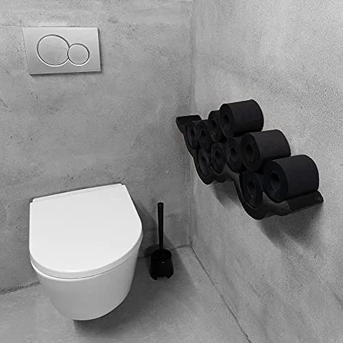 Renova Black Toilet Roll 6 Count (140 Sheets/Roll) | Triple-Ply Softness Imported from USA thumbnail 4