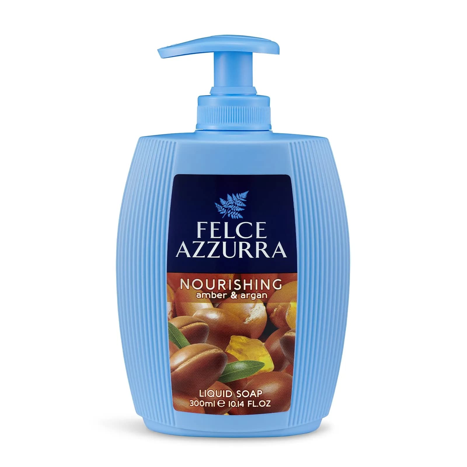 Felce Azzurra Amber & Argan Nourishing Essence Liquid Soap 299.88ml (10.14 Fl Oz) | Gently Cleanses Skin — Amber & Argan