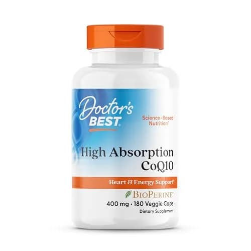 Doctor's Best High Absorption CoQ10 400mg Veg Capsules (180 Count) thumbnail 1