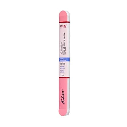KISS Nail File All Purpose & Smoother 180 Medium / 600 Extra Fine Pack of 6 | Suitable for Natural & Artificial Nails thumbnail 3