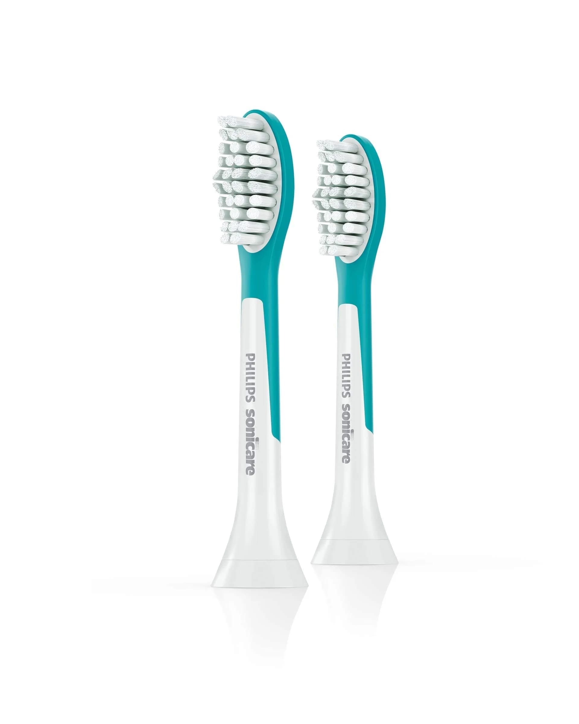 Philips Sonicare Kids Toothbrush Heads HX6042/33 Compact 7 Years+ | 2 Count Blue & Red - main product image