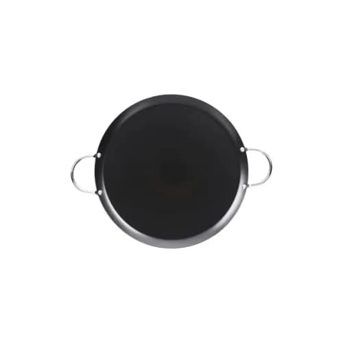 Imusa 9in Carbon Steel Nonstick Round Comal with Metal Handles | Versatile Kitchen Essential thumbnail 1
