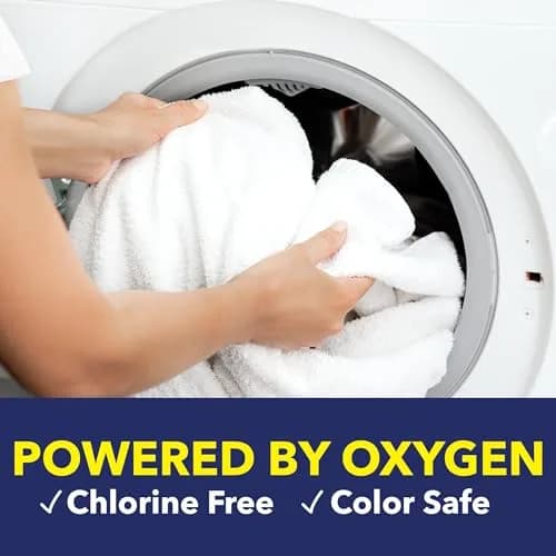 OxiClean White Revive Laundry Whitener and Stain Remover Powder 2.27 kg (5 lb) | Whitens Whites 40% Better Than Chlorine Bleach thumbnail 9
