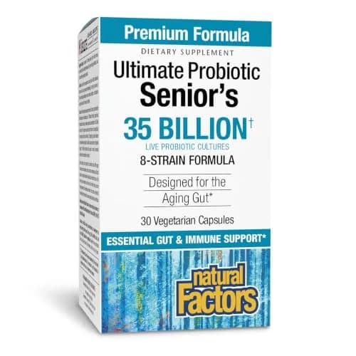 Natural Factors Ultimate Probiotic Senior's 35 Billion CFU | Supports Digestive & Immune Health in Aging Adults thumbnail 1