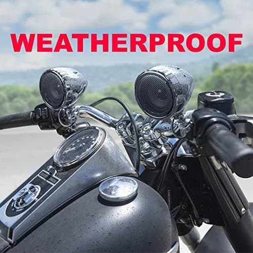 BOSS Audio Systems MC420B 3 Inch Motorcycle Speakers & Class D Amp Weatherproof Audio System thumbnail 2