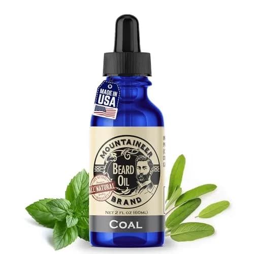 Mountaineer Brand Natural Beard Oil with Coal Scent, 59ml (2 Fl Oz) | Hydrates Dry, Itchy Beards thumbnail 1