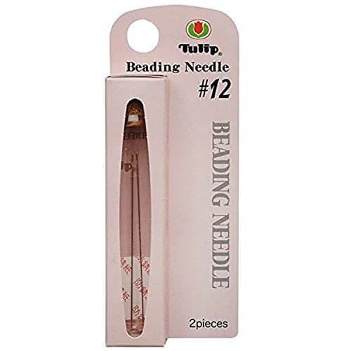 Tulip Beading Needles Size #12 47.5x0.35mm (2-Pack) | Sharp Point for Bead Embroidery & Weaving thumbnail 1