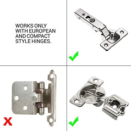 Rok Soft Close Damper for Cabinet Doors 25 Pack | Zinc Diecast, Adjustable, European Made thumbnail 8