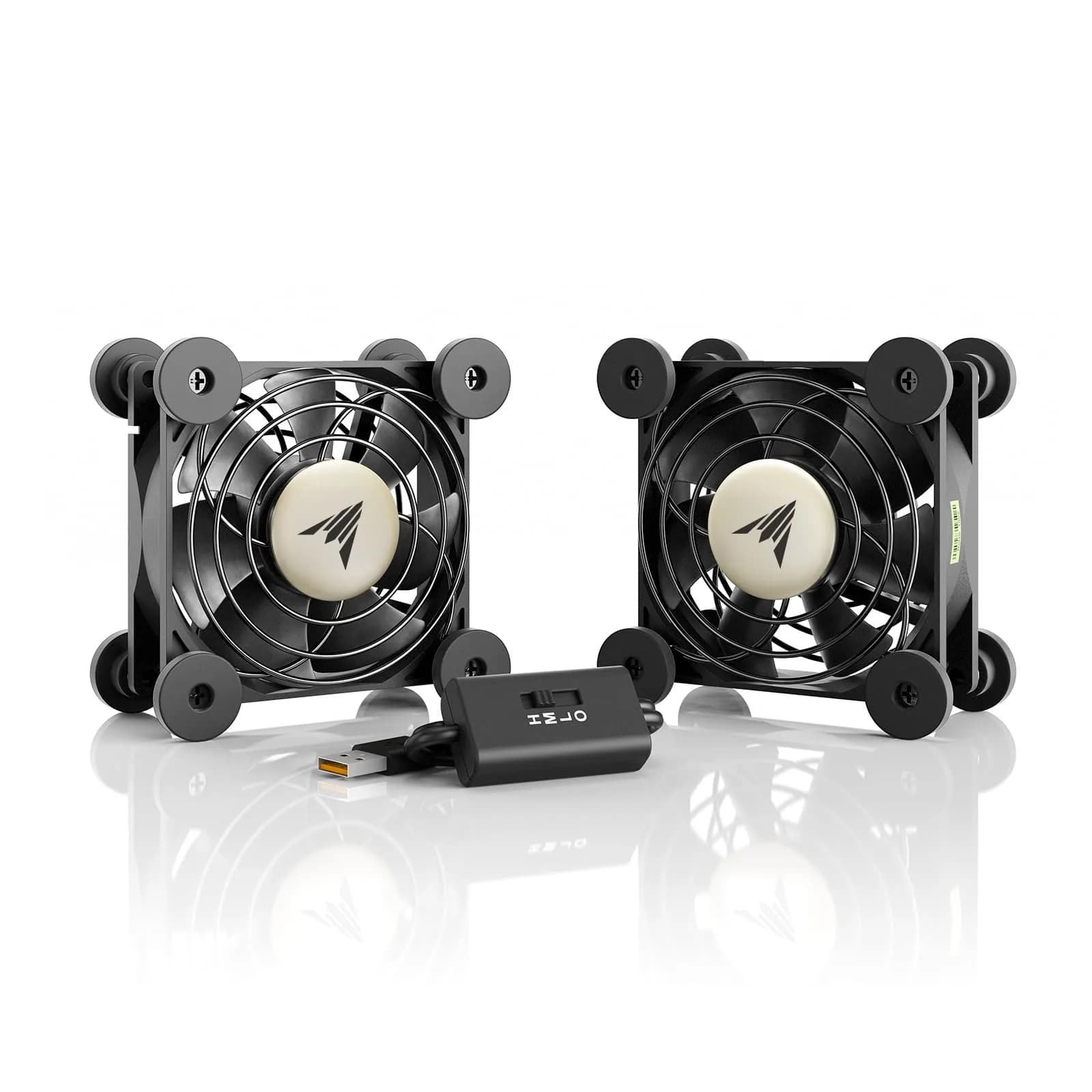 AC Infinity MULTIFAN S3 120mm USB Fan | Ultra-Quiet, UL-Certified for Electronics — Black