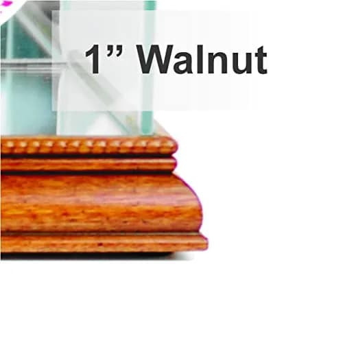 Perfect Cases NASCAR 1/24th Glass Display Case Walnut | UV Protected Acrylic & Wood Molding thumbnail 2
