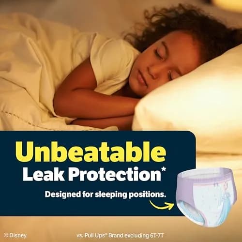 GoodNites Girls' Nighttime Bedwetting Underwear S/M (43-68 lbs) 14 Ct | Dermatologist Tested Incontinence Protector thumbnail 4