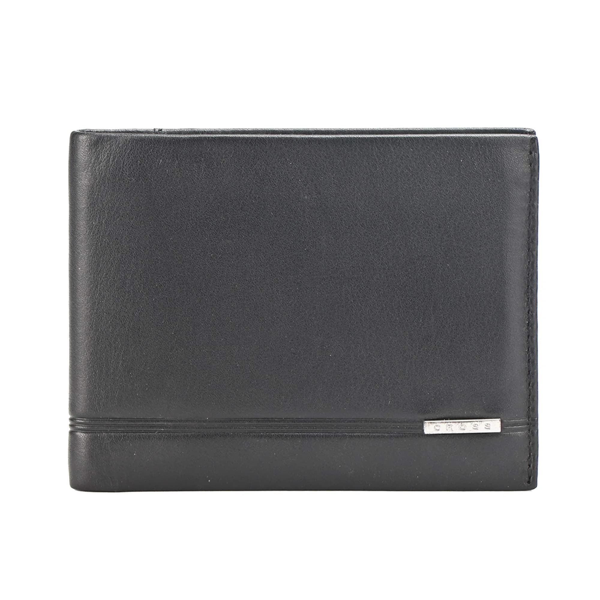 Cross Men's Leather Bifold Wallet with Removable Card Case, Black | Genuine Leather Bi-Fold Wallet for Men - main product image