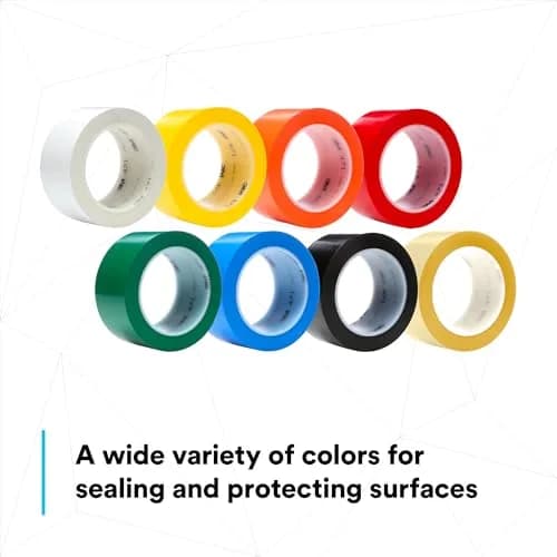 3M Vinyl Tape 471, Blue, 1/4 in x 36 yd | Long-lasting floor & safety marking thumbnail 3