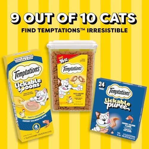 Temptations Classic Crunchy & Soft Cat Treats, Tasty Chicken Flavor, 454g (16 oz) | Irresistible Cat Snacks thumbnail 6