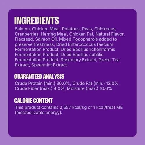 Wellness Kittles Crunchy Cat Treats Salmon & Cranberry Flavor 56g (2 oz) | Grain-Free Dental Care thumbnail 8