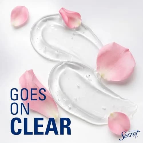 Secret Fresh Clear Gel Antiperspirant Deodorant for Women, Delicate Rose Scent, 72-Hour Odor Protection, 2.6 oz thumbnail 4