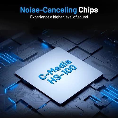 Sabrent USB External Stereo Sound Card Adapter AU-MMSA | Plug & Play 3D Stereo USB 2.0 Hi-Speed thumbnail 3