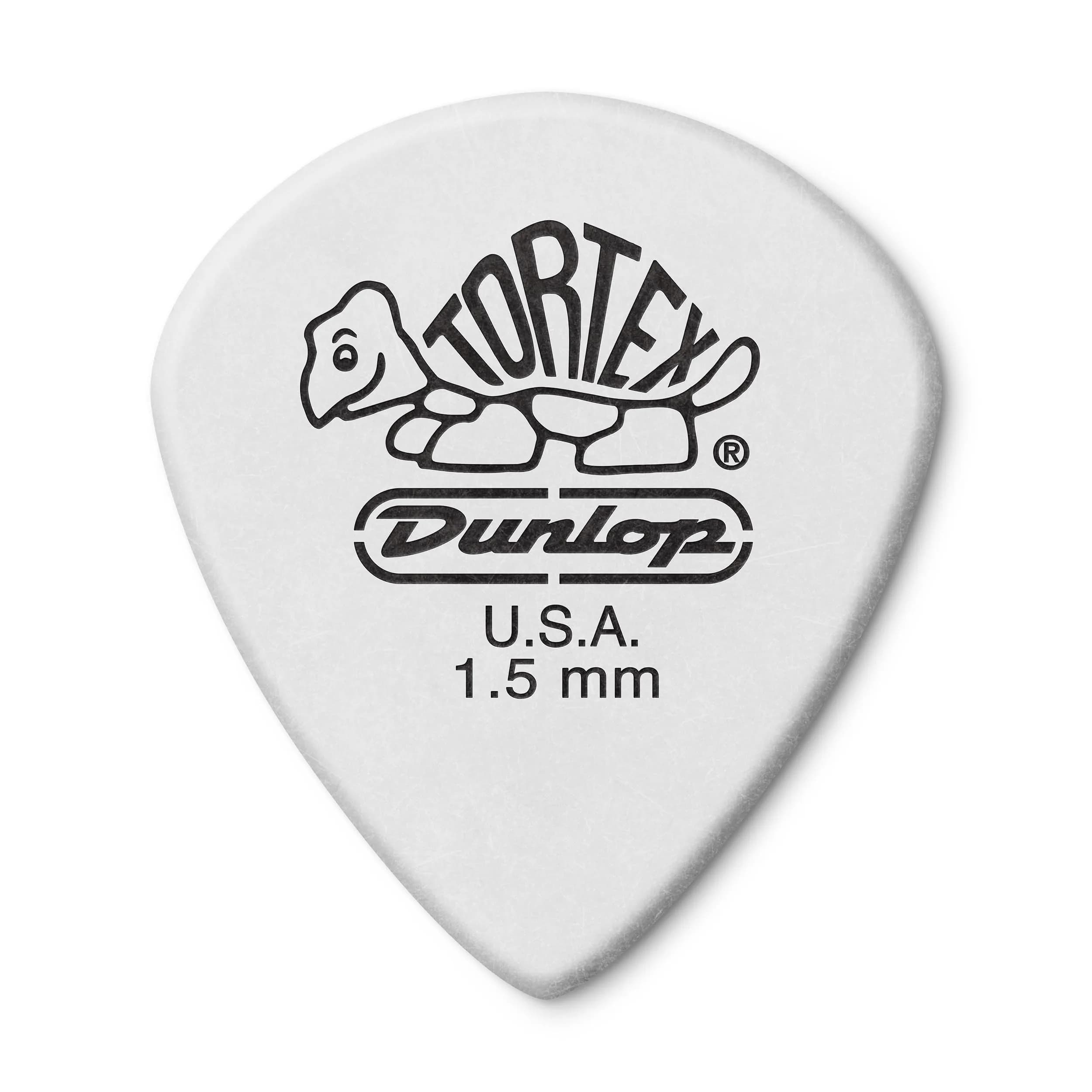Jim Dunlop Tortex Jazz III XL Guitar Picks 1.14mm (12-Pack) | Aggressive Attack & Superior Control — 1.50mm