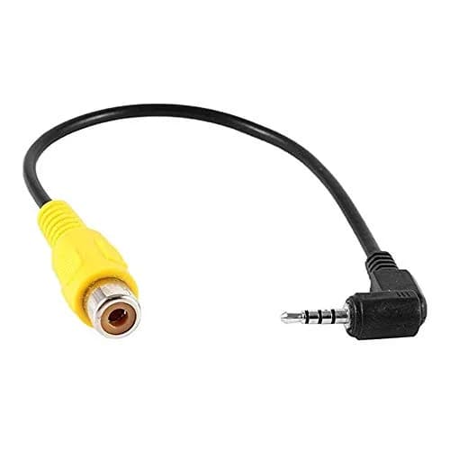 iSaddle RCA to 2.5mm AV-in Cable for GPS & Camera | Easy RCA to AV Conversion thumbnail 1