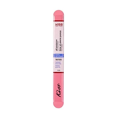 KISS Nail File All Purpose & Smoother 180 Medium / 600 Extra Fine | Professional Nail Grooming Tool thumbnail 2