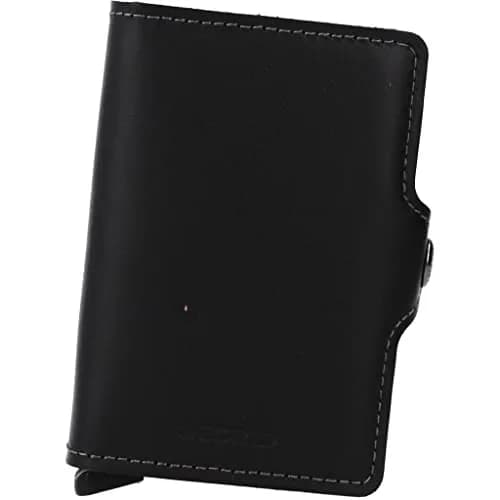 SECRID Twinwallet Vintage Black Leather Wallet | RFID Blocking Dual Cardprotector thumbnail 1