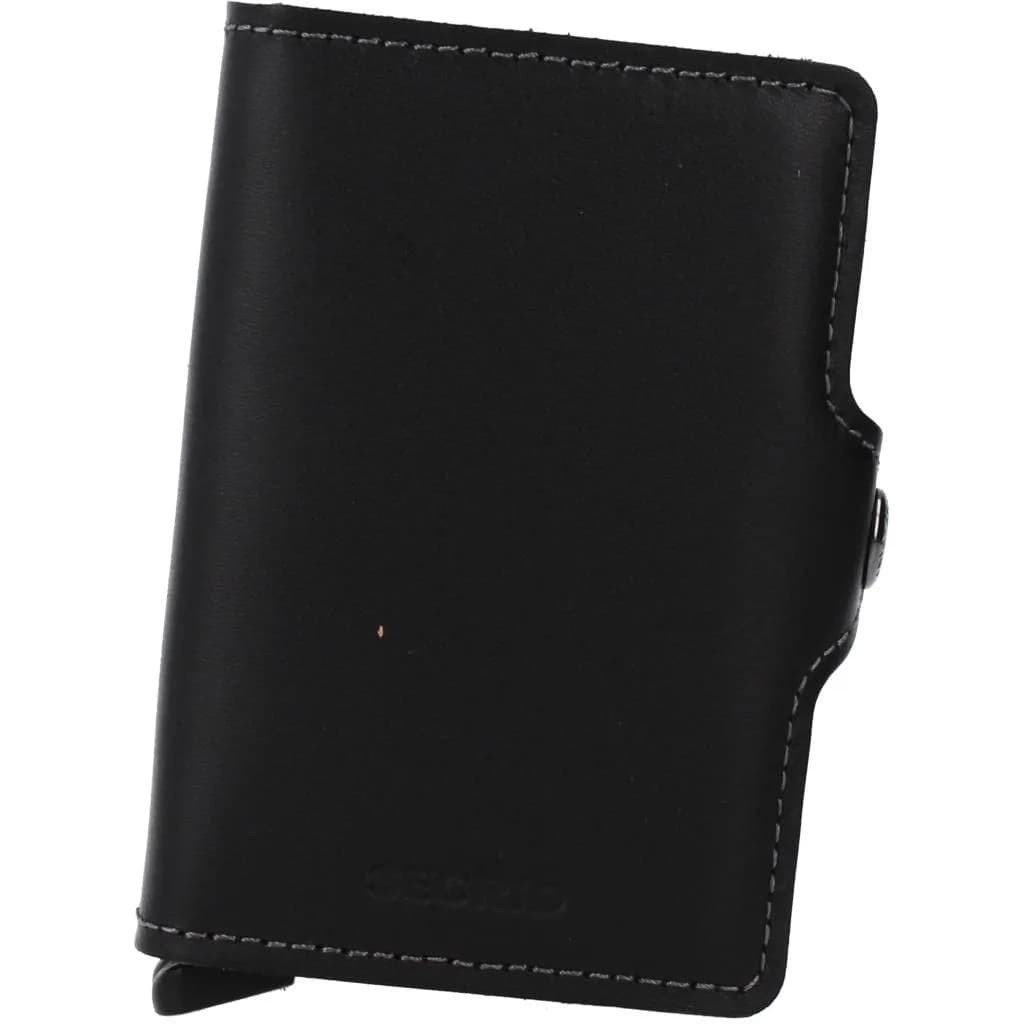SECRID Card Protector RFID Wallet Navy 6.5 x 10.2 x 2.1 cm | Protects Cards from Skimming — Black Vintage