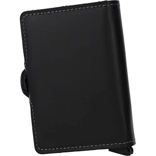 SECRID Twinwallet Vintage Black Leather Wallet | RFID Blocking Dual Cardprotector thumbnail 3