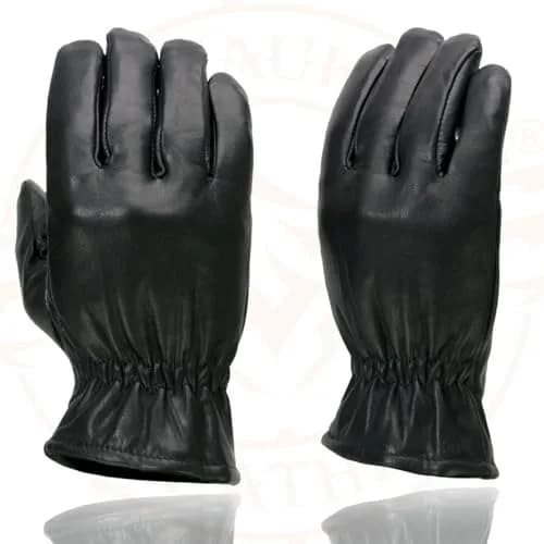 Milwaukee Leather SH734 Men's Black Thermal Lined Leather Motorcycle Gloves w/Cinch Wrist Closure - Large | Cold Weather Gloves thumbnail 3