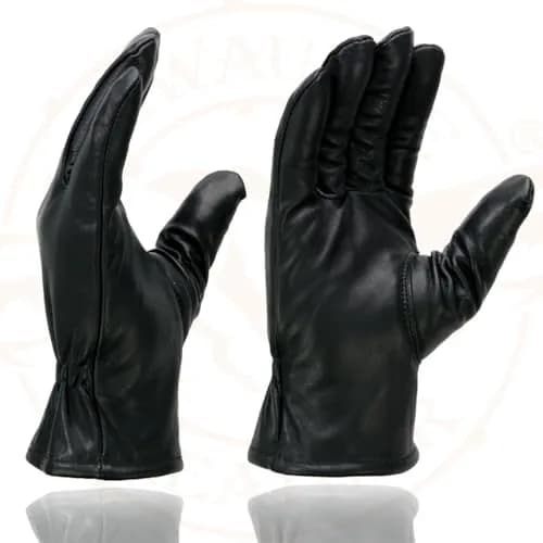 Milwaukee Leather SH734 Men's Black Thermal Lined Leather Motorcycle Gloves 2.27 kg (5 lb) | Sinch Wrist Closure thumbnail 4