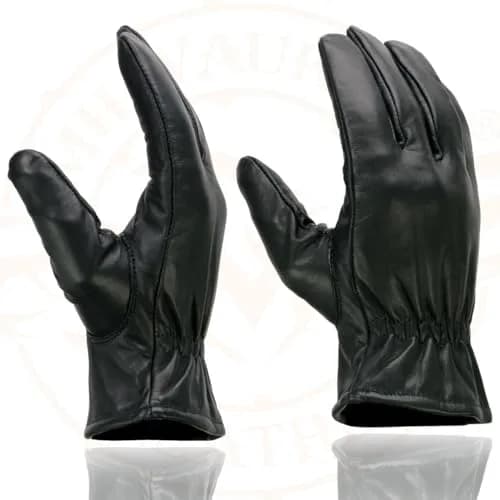 Milwaukee Leather SH734 Men's Black Thermal Lined Leather Motorcycle Gloves 2.27 kg (5 lb) | Sinch Wrist Closure thumbnail 2