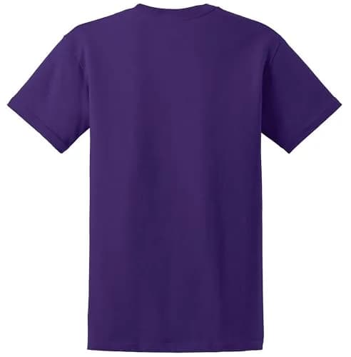 Port & Company Big and Tall 100% Cotton Essential T-Shirt Large Tall Purple | Heavyweight Crew Neck thumbnail 5