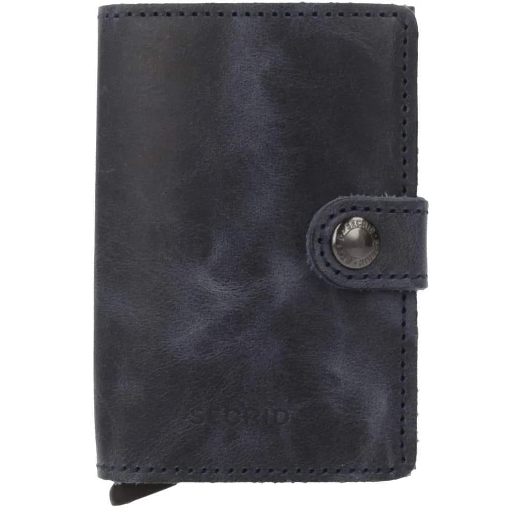 SECRID Card Protector RFID Wallet Navy 6.5 x 10.2 x 2.1 cm | Protects Cards from Skimming — Blue / 6.5 x 10.2 x 2.1 cm