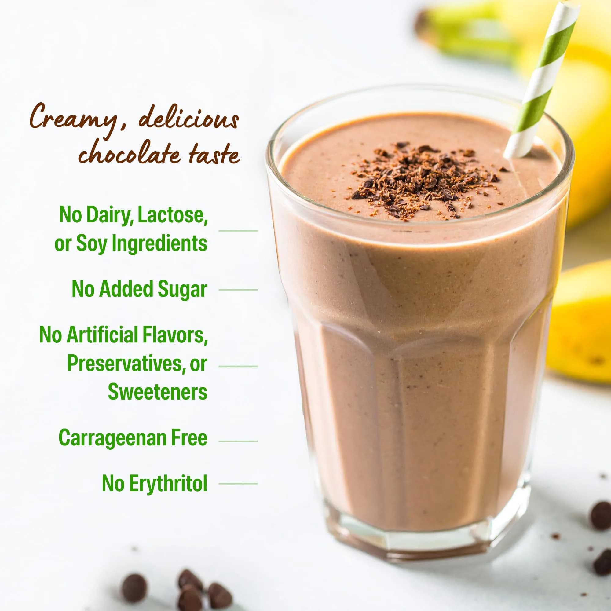 Orgain Organic Vegan Protein Powder Creamy Chocolate Fudge 2.03 lb | 21g Plant Protein Per Serving thumbnail 5