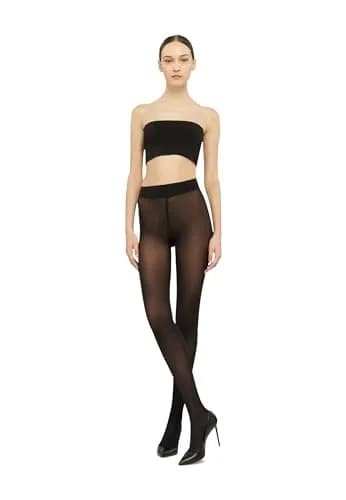 Wolford Seamless Pure 50 Tights | Black, M | 50 Denier, Seamless & Semi-Sheer for Casual & Dressy Looks thumbnail 2
