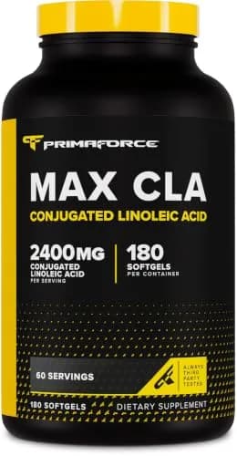 Primaforce CLA 2400mg 180 Softgels | Max CLA for Men & Women, Non-Stimulant thumbnail 1