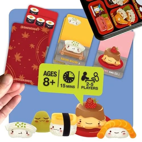 Gamewright Sushi Go! Card Game, 108 Cards | Educational Game for Kids Ages 3+ thumbnail 6