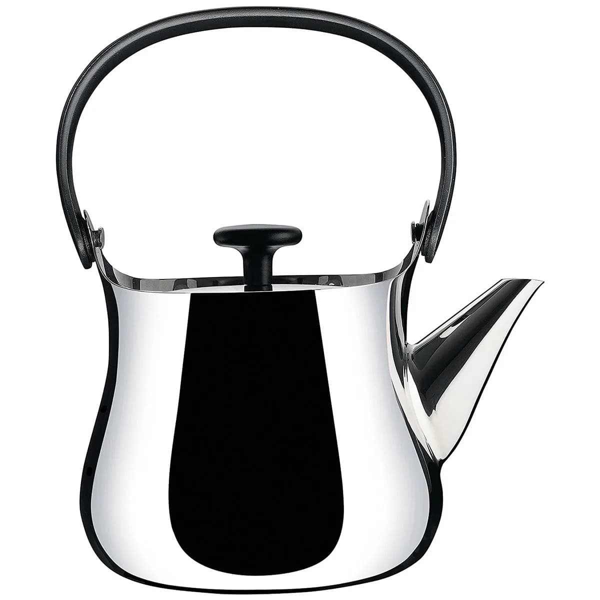 Alessi Cha Kettle/Teapot 1.9 L (64 fl oz) | Designer Induction-Safe Stainless Steel - main product image