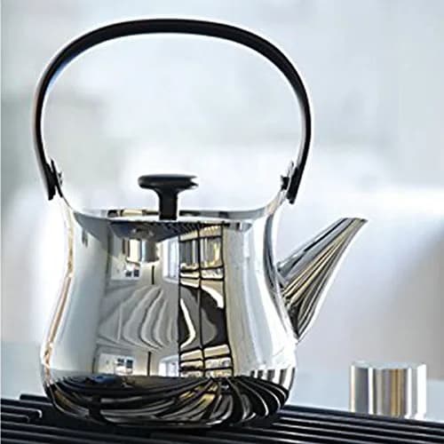 Alessi Cha Kettle/Teapot 1.9 L (64 fl oz) | Designer Induction-Safe Stainless Steel thumbnail 3