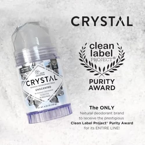 Crystal Essence Mineral Deodorant Stick Unscented 1.5 fl oz (44 ml) | 24-Hour Odor Protection thumbnail 8