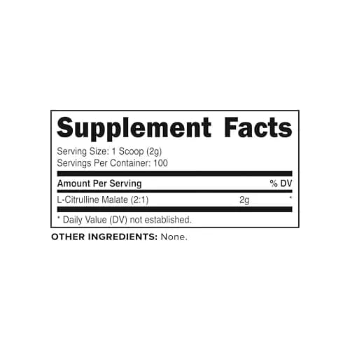 PrimaForce L-Citrulline Malate Powder 200g (7oz) | Vegan, Non-GMO Pre-Workout for Energy & Recovery thumbnail 6
