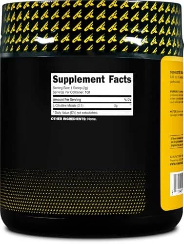 PrimaForce L-Citrulline Malate Powder 200g (7oz) | Vegan, Non-GMO Pre-Workout for Energy & Recovery thumbnail 3