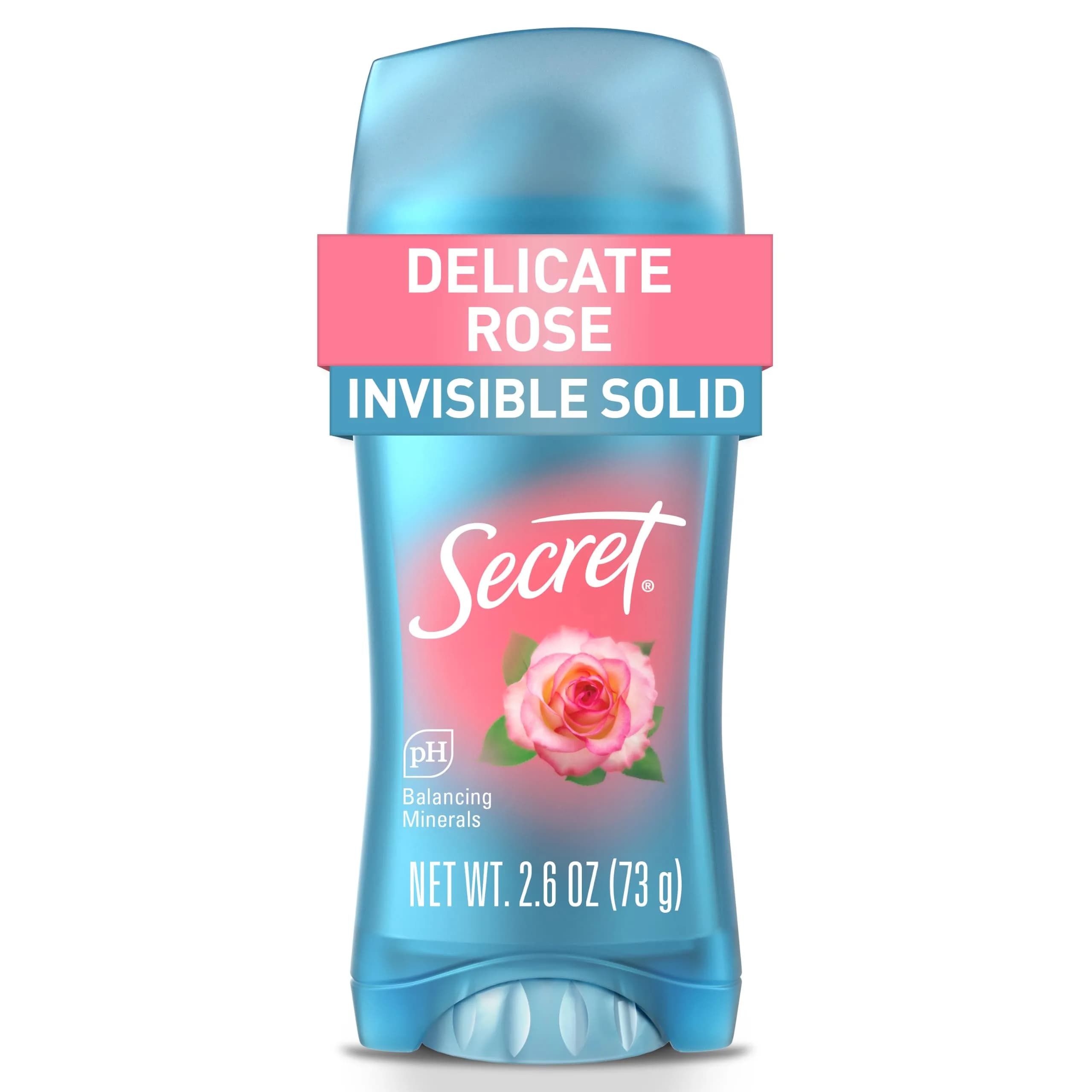 Secret Cocoa Butter Scent Antiperspirant Deodorant for Women, 72hr Protection, Invisible Solid, 2.6 oz — 2.6 Ounce